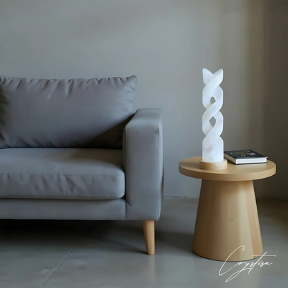 Lampe de Nuit spirale en Sélénite